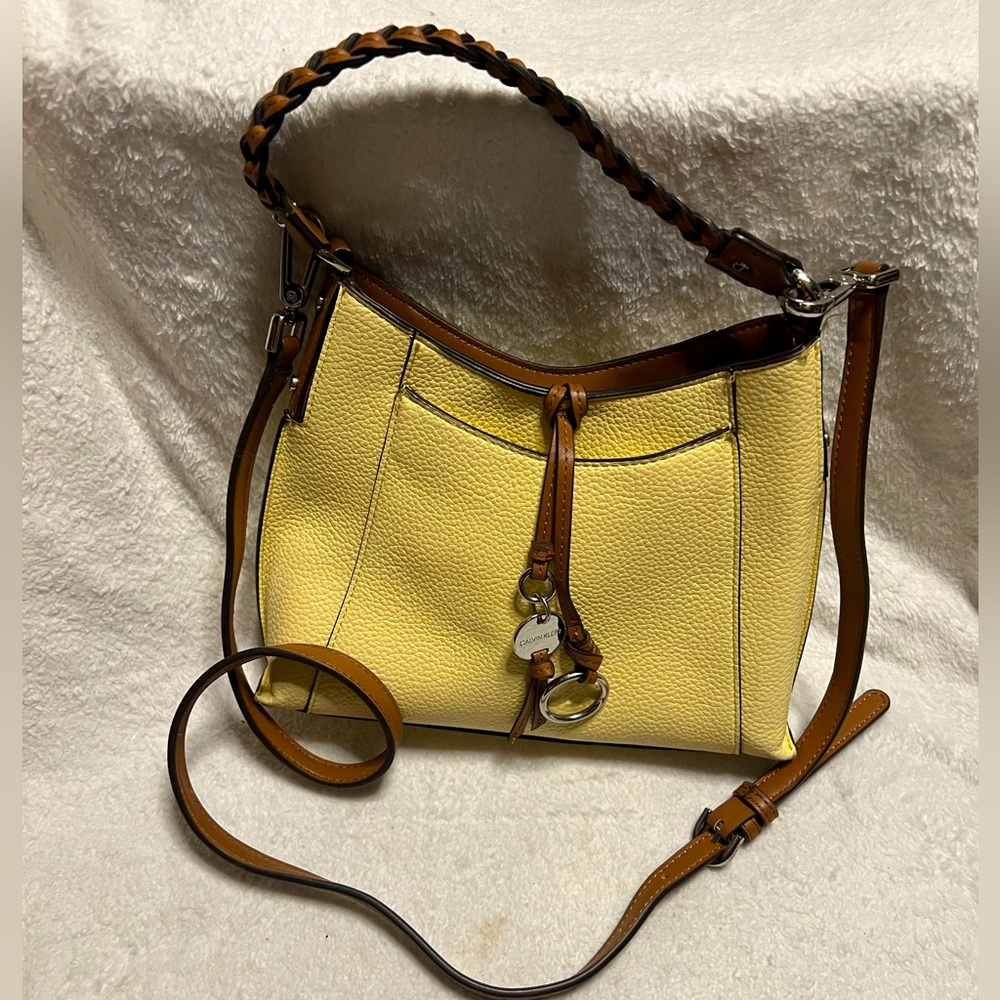 Pastel Yellow Crossbody Hand Bag